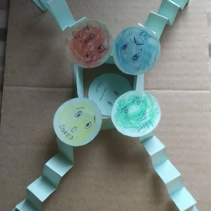 A craft activity made by children at the centre